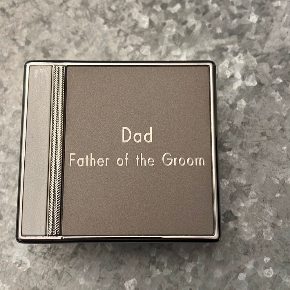 Things Remembered Dad Father of the Groom Engraved Keepsake Trinket Box